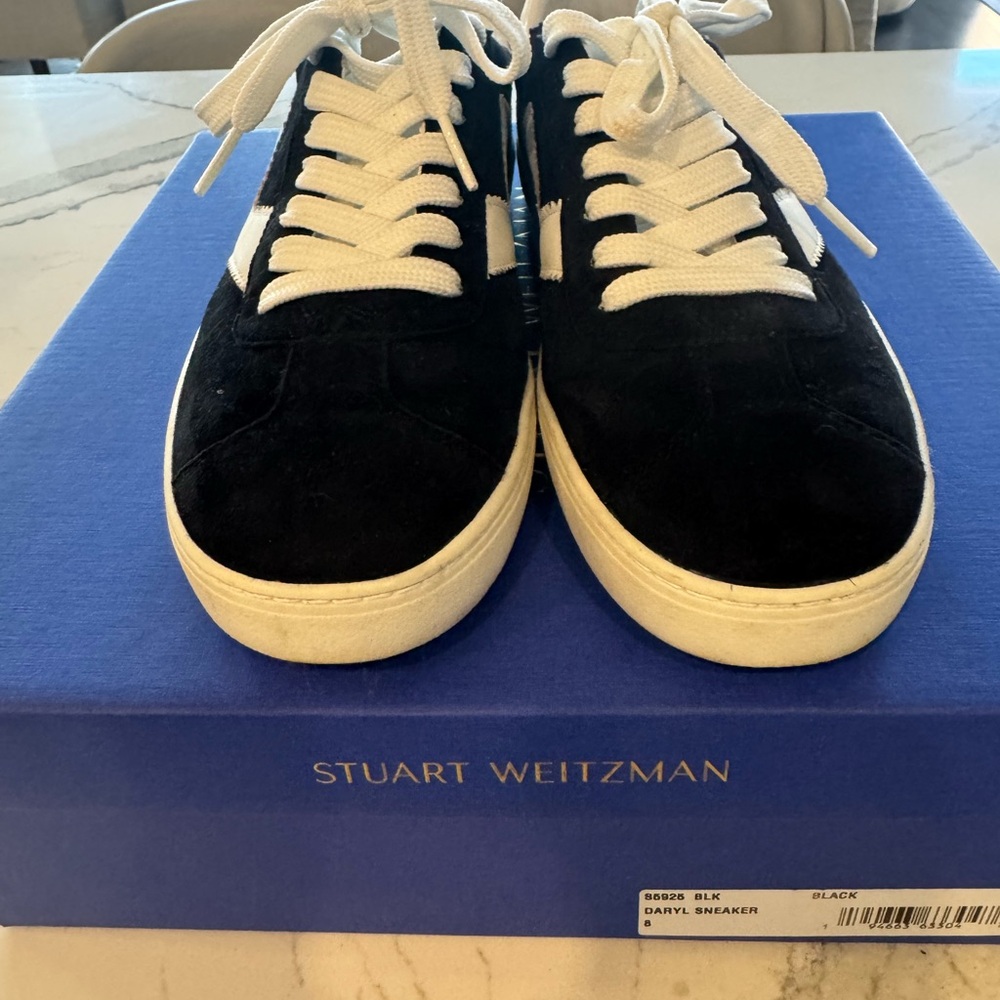 Stuart Weitzman Black and White women’s Sneakers